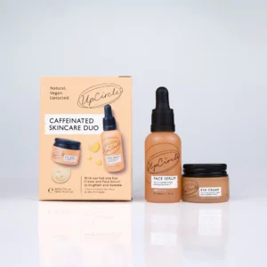 UPCIRCLE caffeinated skincare duo set